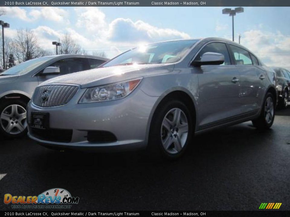 2010 Buick LaCrosse CX Quicksilver Metallic / Dark Titanium/Light Titanium Photo #1