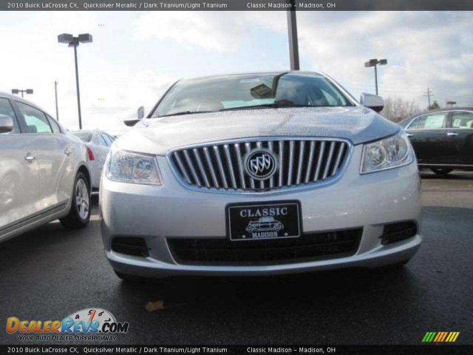 2010 Buick LaCrosse CX Quicksilver Metallic / Dark Titanium/Light Titanium Photo #2