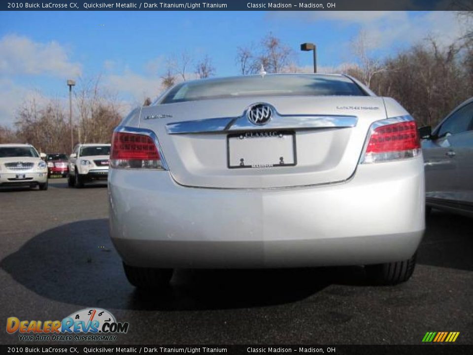 2010 Buick LaCrosse CX Quicksilver Metallic / Dark Titanium/Light Titanium Photo #4