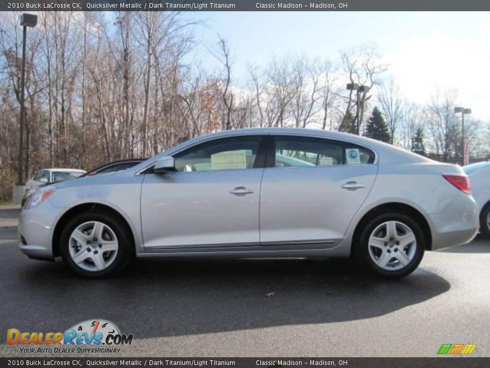 2010 Buick LaCrosse CX Quicksilver Metallic / Dark Titanium/Light Titanium Photo #5