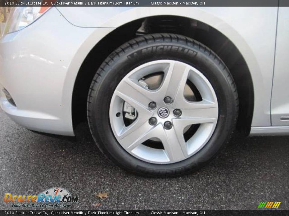 2010 Buick LaCrosse CX Quicksilver Metallic / Dark Titanium/Light Titanium Photo #6