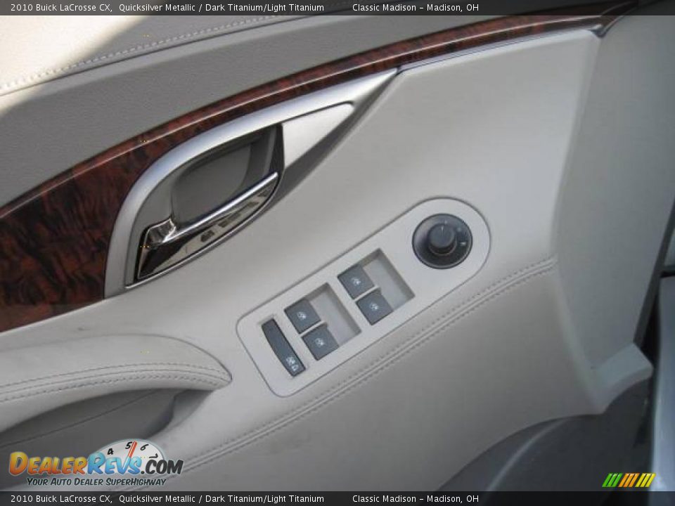 2010 Buick LaCrosse CX Quicksilver Metallic / Dark Titanium/Light Titanium Photo #7
