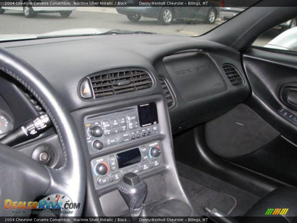 2004 Chevrolet Corvette Convertible Machine Silver Metallic / Black Photo #12