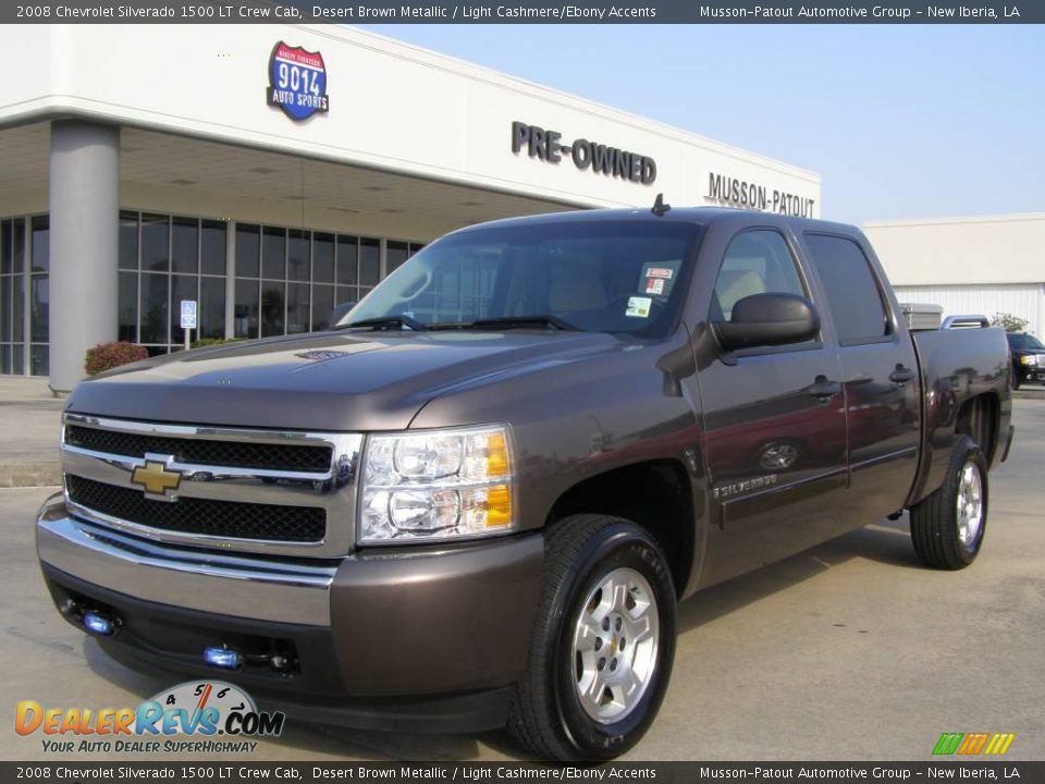 2008 Chevrolet Silverado 1500 LT Crew Cab Desert Brown Metallic / Light Cashmere/Ebony Accents Photo #1
