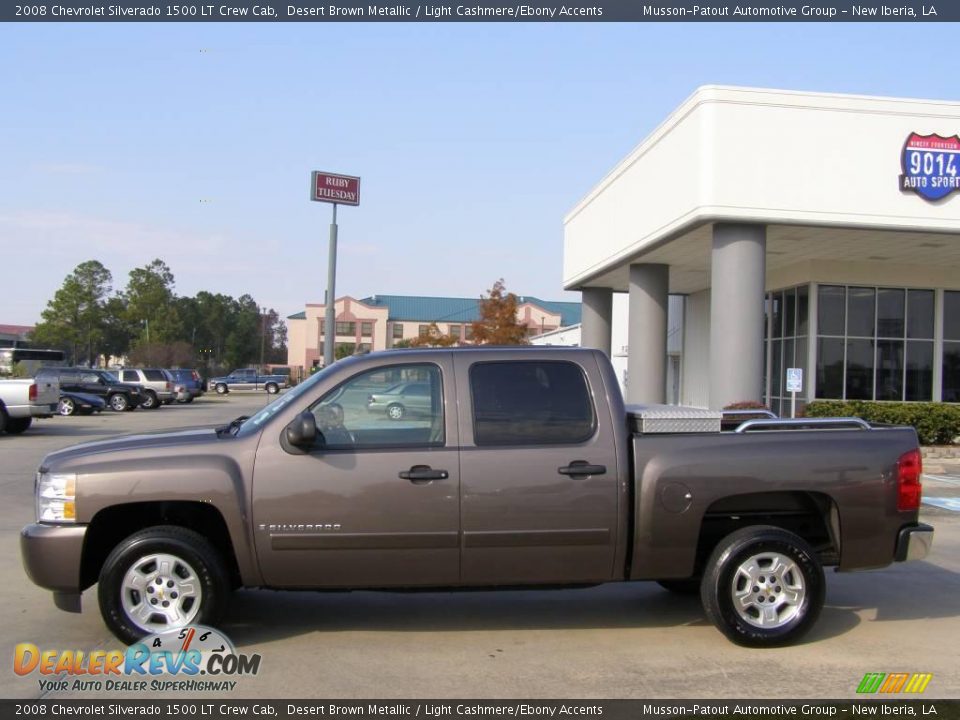 2008 Chevrolet Silverado 1500 LT Crew Cab Desert Brown Metallic / Light Cashmere/Ebony Accents Photo #2