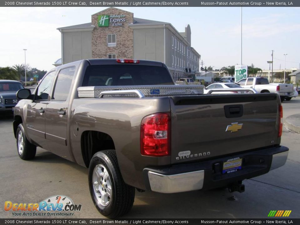 2008 Chevrolet Silverado 1500 LT Crew Cab Desert Brown Metallic / Light Cashmere/Ebony Accents Photo #3