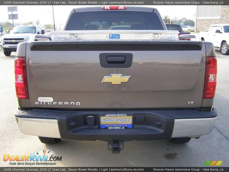 2008 Chevrolet Silverado 1500 LT Crew Cab Desert Brown Metallic / Light Cashmere/Ebony Accents Photo #4