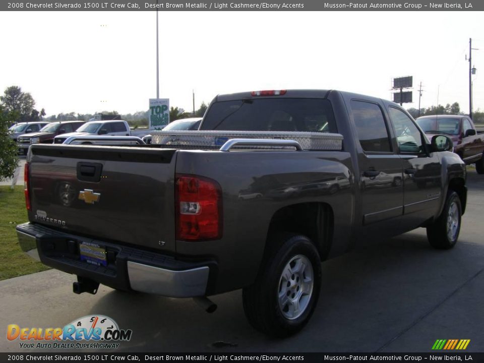 2008 Chevrolet Silverado 1500 LT Crew Cab Desert Brown Metallic / Light Cashmere/Ebony Accents Photo #5