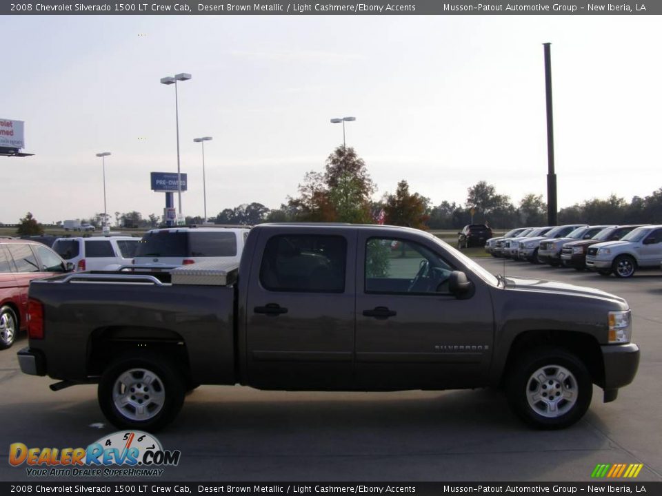 2008 Chevrolet Silverado 1500 LT Crew Cab Desert Brown Metallic / Light Cashmere/Ebony Accents Photo #6