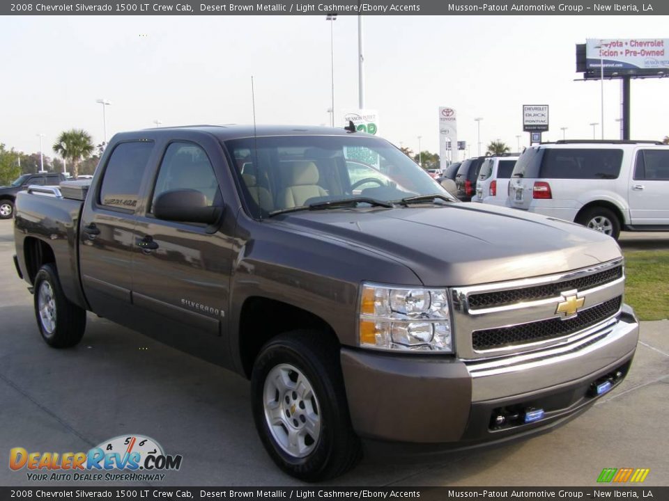 2008 Chevrolet Silverado 1500 LT Crew Cab Desert Brown Metallic / Light Cashmere/Ebony Accents Photo #7