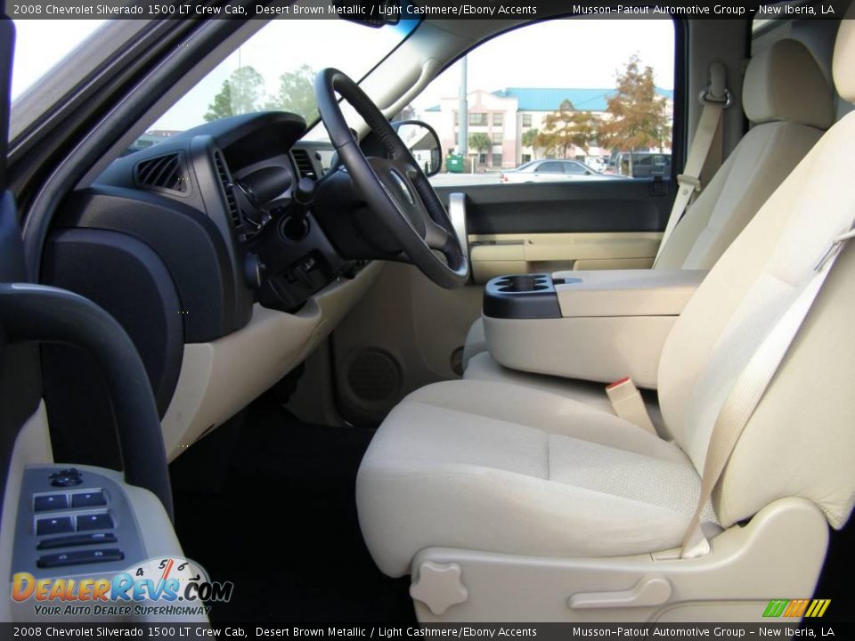 2008 Chevrolet Silverado 1500 LT Crew Cab Desert Brown Metallic / Light Cashmere/Ebony Accents Photo #8