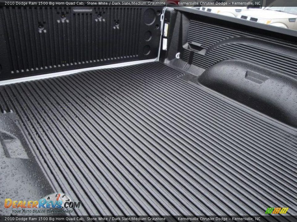 2010 Dodge Ram 1500 Big Horn Quad Cab Stone White / Dark Slate/Medium Graystone Photo #12