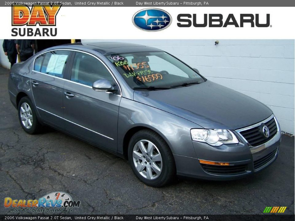 2006 Volkswagen Passat 2.0T Sedan United Grey Metallic / Black Photo #1