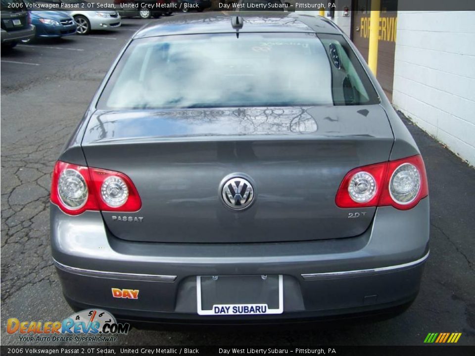 2006 Volkswagen Passat 2.0T Sedan United Grey Metallic / Black Photo #6