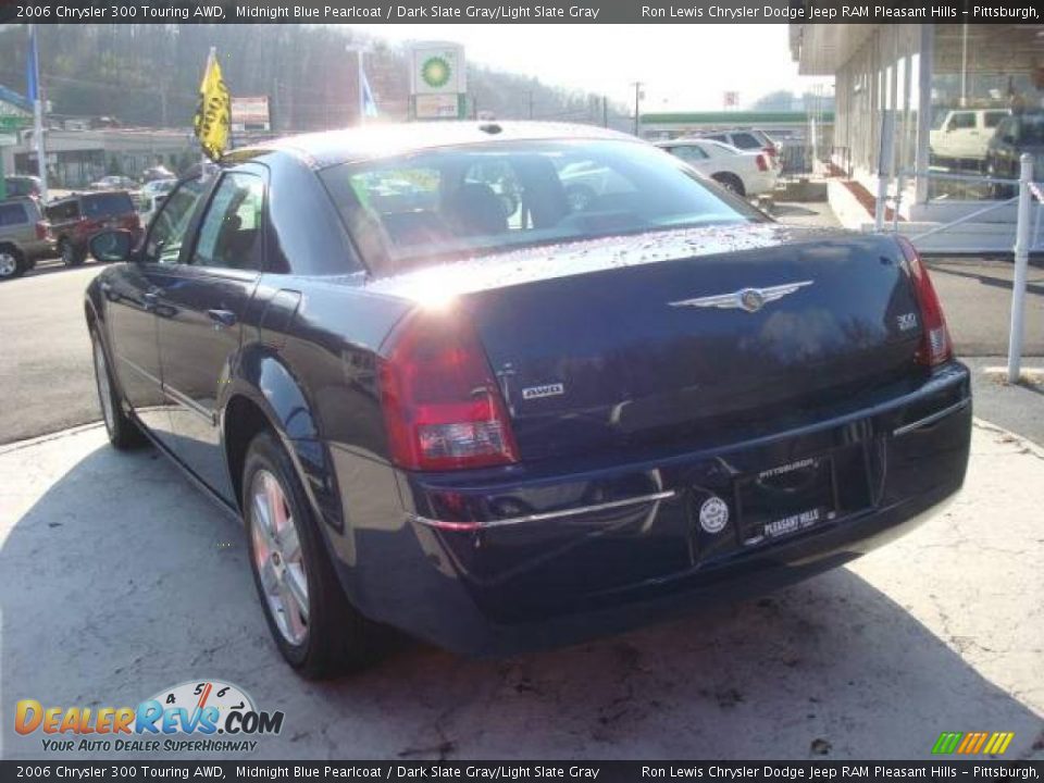 2006 Chrysler 300 Touring AWD Midnight Blue Pearlcoat / Dark Slate Gray/Light Slate Gray Photo #2