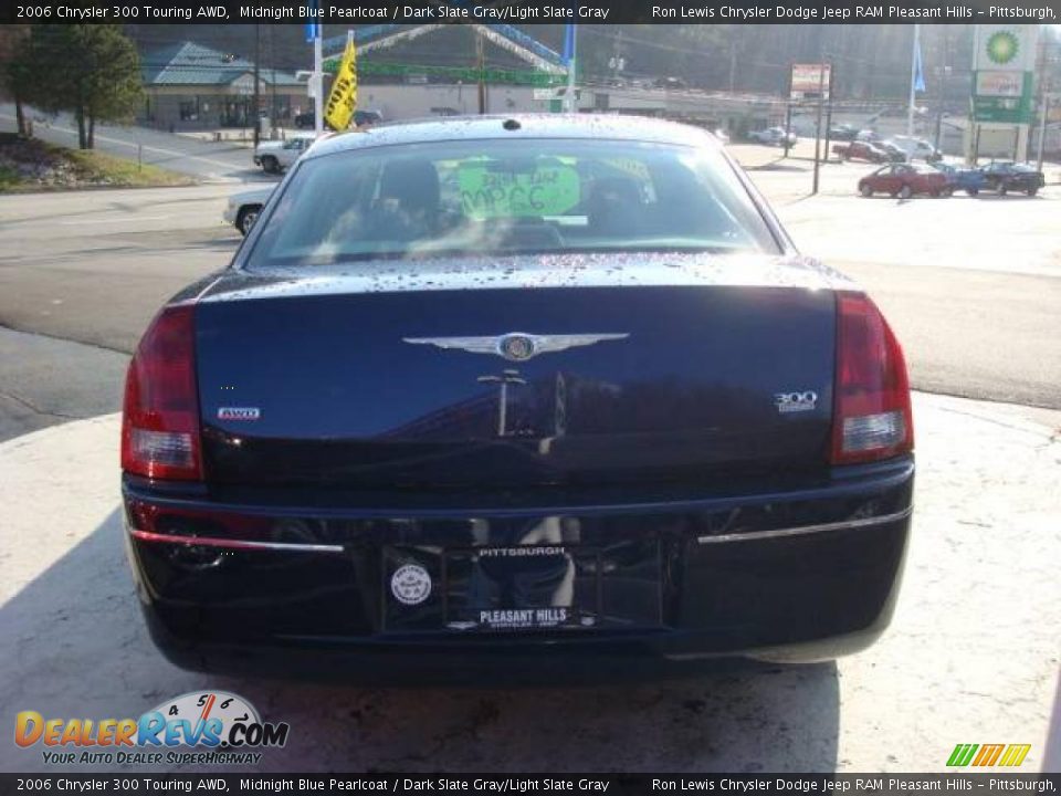 2006 Chrysler 300 Touring AWD Midnight Blue Pearlcoat / Dark Slate Gray/Light Slate Gray Photo #3