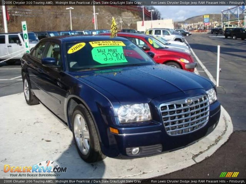 2006 Chrysler 300 Touring AWD Midnight Blue Pearlcoat / Dark Slate Gray/Light Slate Gray Photo #6