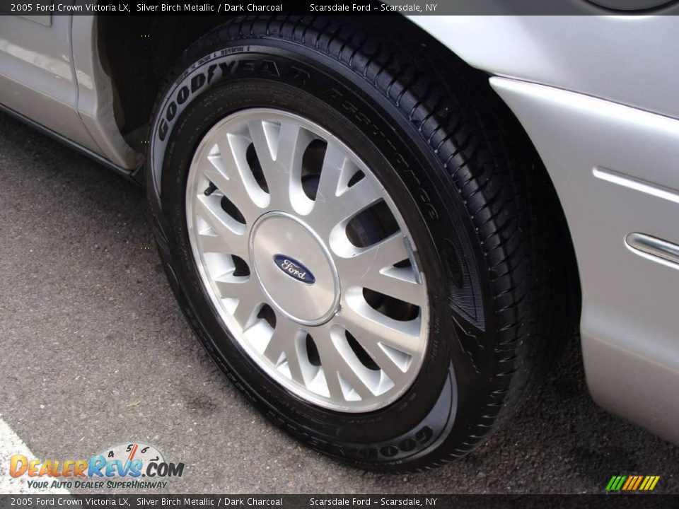 2005 Ford Crown Victoria LX Silver Birch Metallic / Dark Charcoal Photo #8