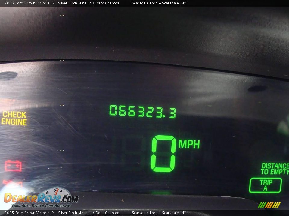 2005 Ford Crown Victoria LX Silver Birch Metallic / Dark Charcoal Photo #22