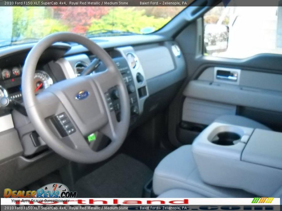 2010 Ford F150 XLT SuperCab 4x4 Royal Red Metallic / Medium Stone Photo #10