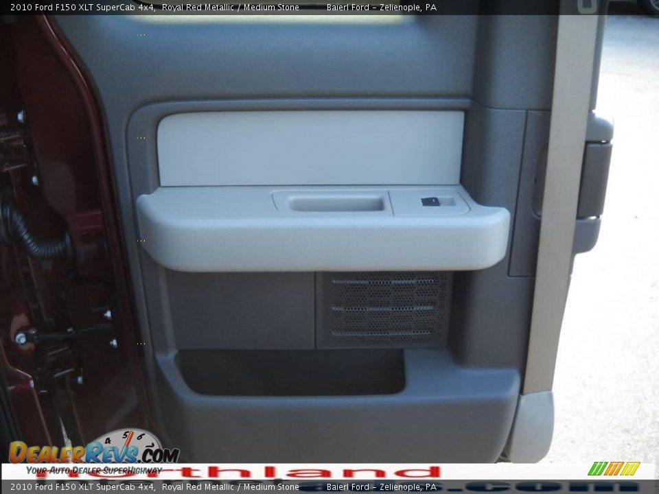 2010 Ford F150 XLT SuperCab 4x4 Royal Red Metallic / Medium Stone Photo #13