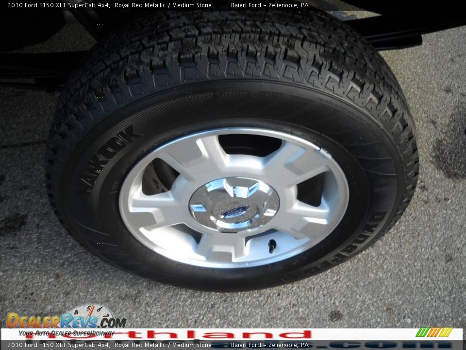 2010 Ford F150 XLT SuperCab 4x4 Royal Red Metallic / Medium Stone Photo #16