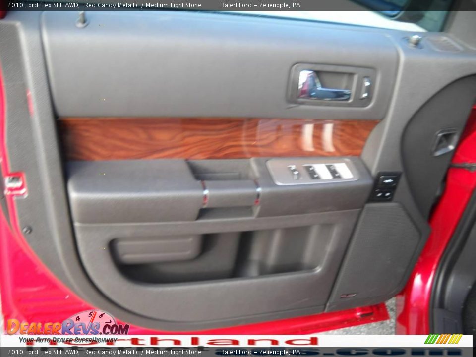 2010 Ford Flex SEL AWD Red Candy Metallic / Medium Light Stone Photo #9