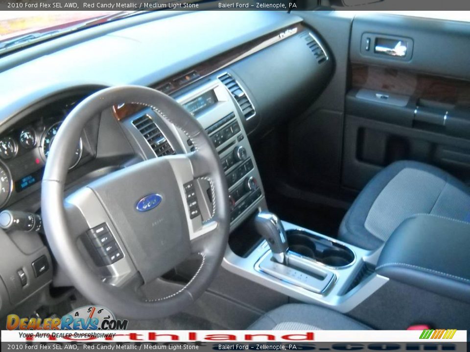 2010 Ford Flex SEL AWD Red Candy Metallic / Medium Light Stone Photo #10