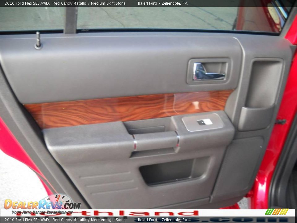 2010 Ford Flex SEL AWD Red Candy Metallic / Medium Light Stone Photo #12