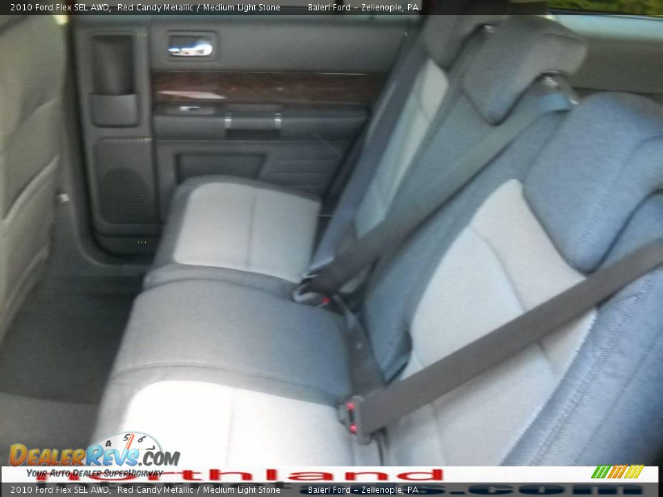2010 Ford Flex SEL AWD Red Candy Metallic / Medium Light Stone Photo #13