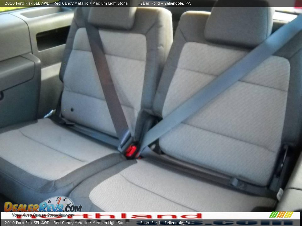 2010 Ford Flex SEL AWD Red Candy Metallic / Medium Light Stone Photo #14