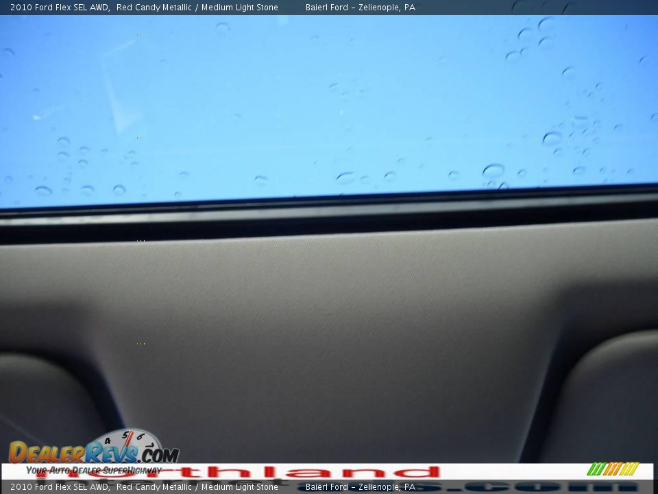 2010 Ford Flex SEL AWD Red Candy Metallic / Medium Light Stone Photo #16