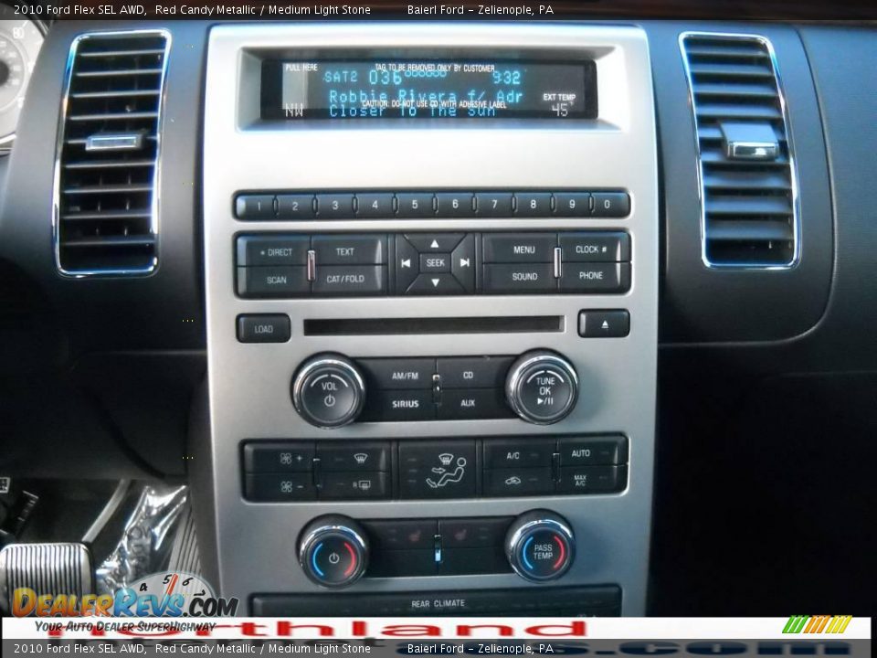 2010 Ford Flex SEL AWD Red Candy Metallic / Medium Light Stone Photo #17