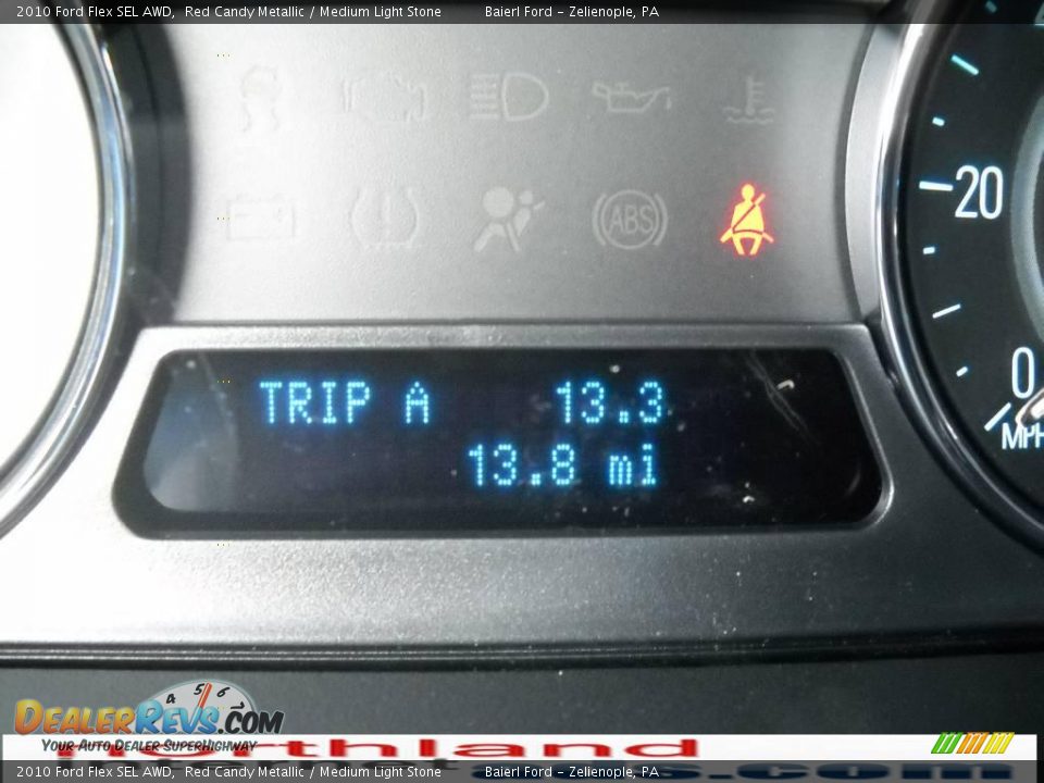 2010 Ford Flex SEL AWD Red Candy Metallic / Medium Light Stone Photo #20