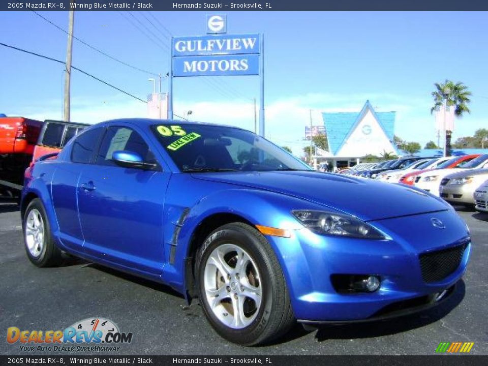 2005 Mazda RX-8 Winning Blue Metallic / Black Photo #1