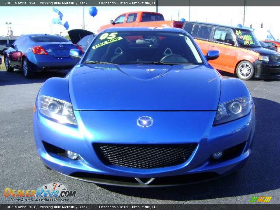 2005 Mazda RX-8 Winning Blue Metallic / Black Photo #2