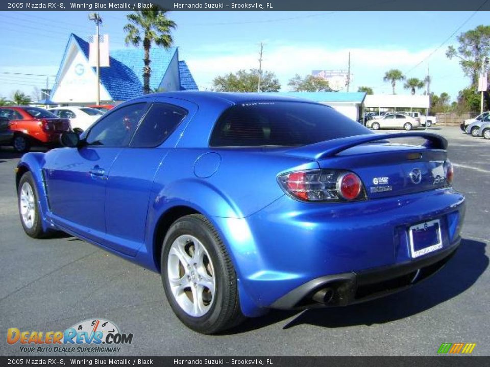 2005 Mazda RX-8 Winning Blue Metallic / Black Photo #5