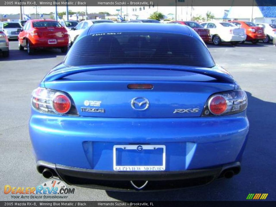 2005 Mazda RX-8 Winning Blue Metallic / Black Photo #6