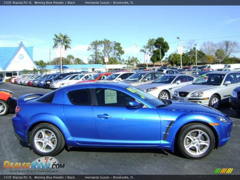 2005 Mazda RX-8 Winning Blue Metallic / Black Photo #7