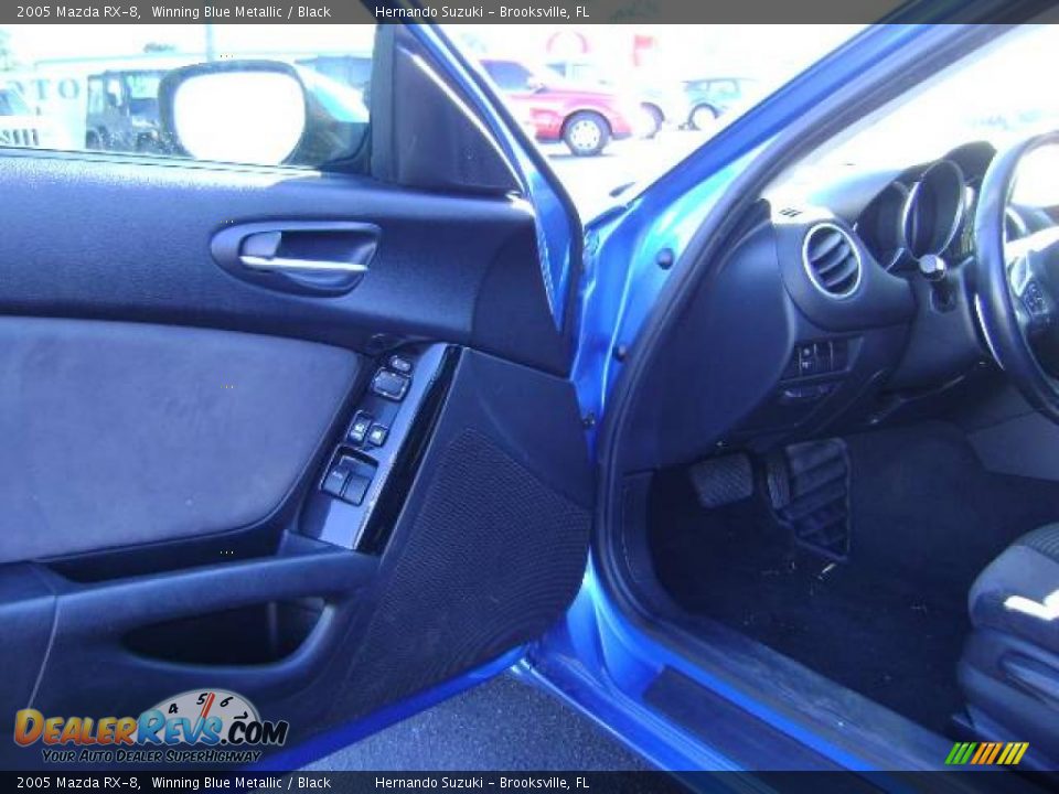 2005 Mazda RX-8 Winning Blue Metallic / Black Photo #12