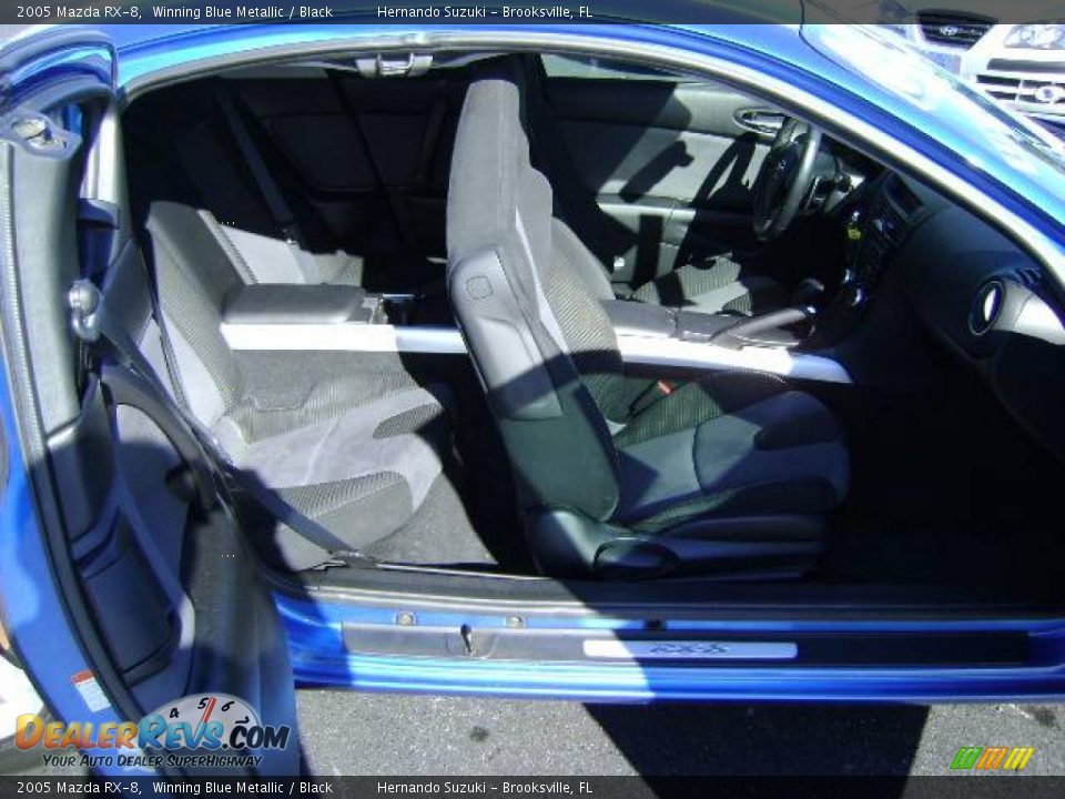 2005 Mazda RX-8 Winning Blue Metallic / Black Photo #18