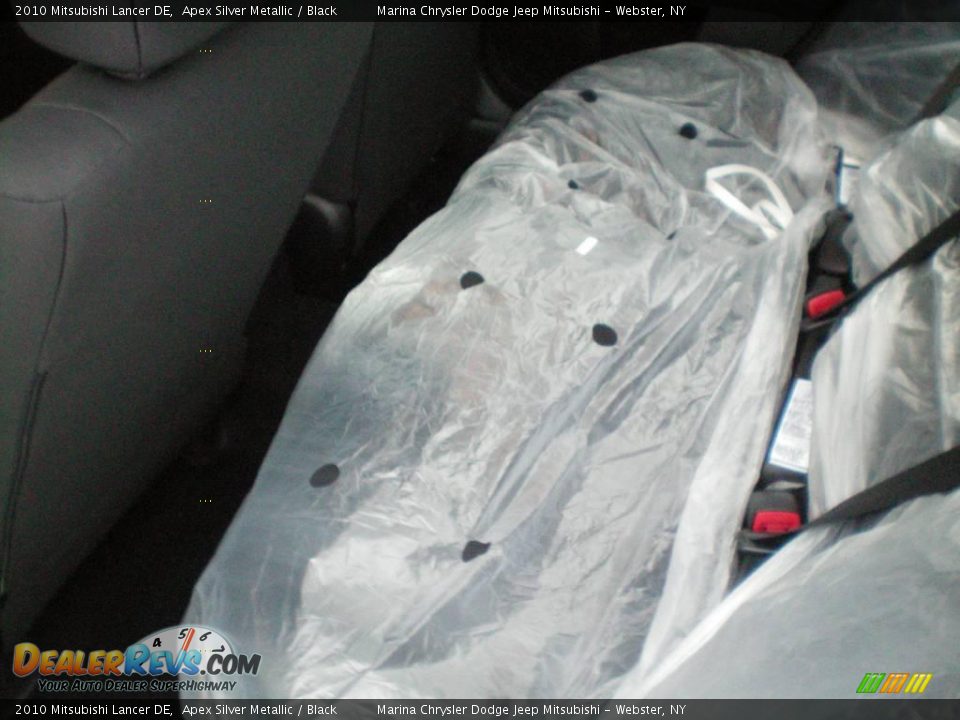 2010 Mitsubishi Lancer DE Apex Silver Metallic / Black Photo #3