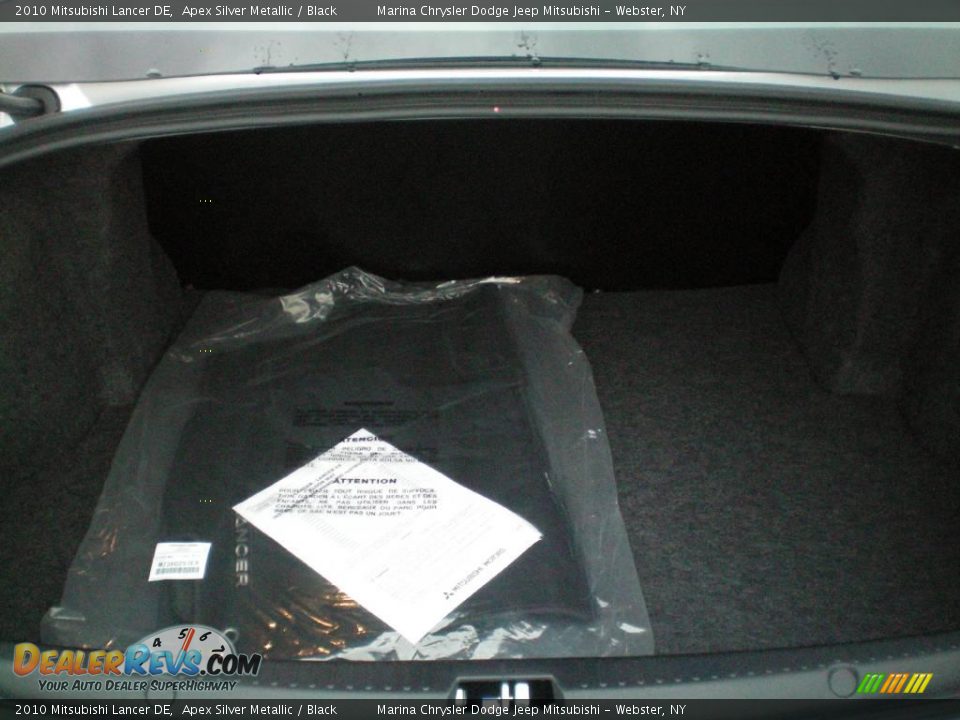 2010 Mitsubishi Lancer DE Apex Silver Metallic / Black Photo #18