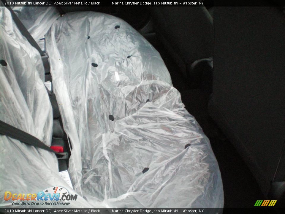 2010 Mitsubishi Lancer DE Apex Silver Metallic / Black Photo #20