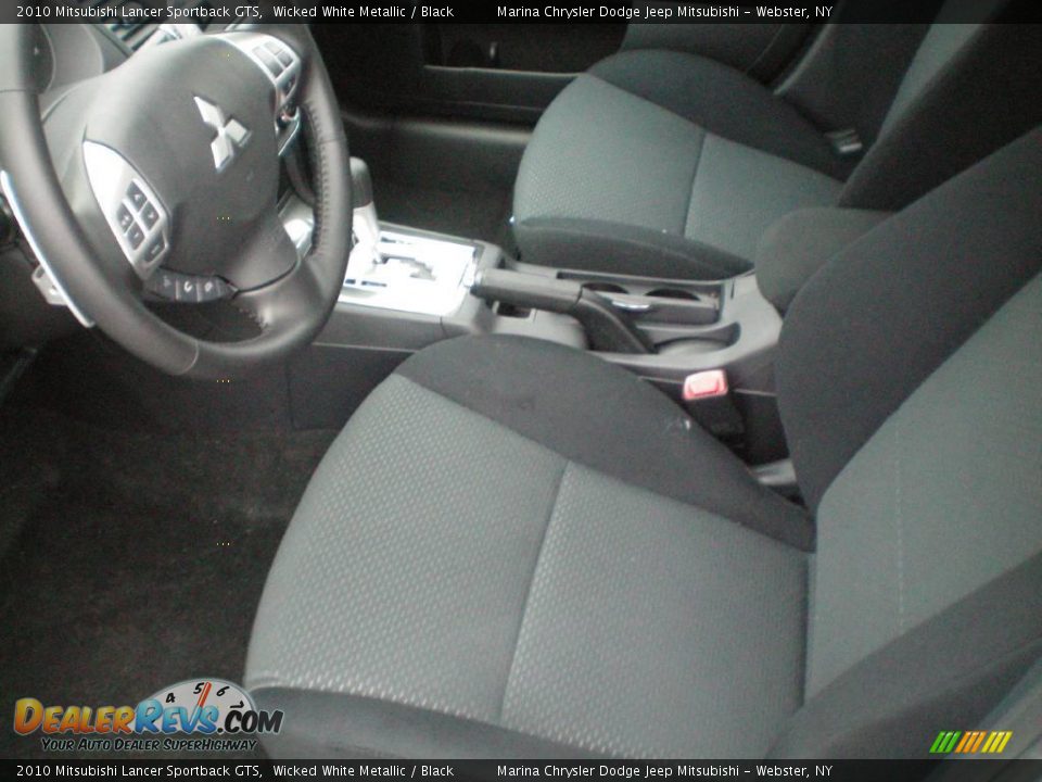 2010 Mitsubishi Lancer Sportback GTS Wicked White Metallic / Black Photo #2