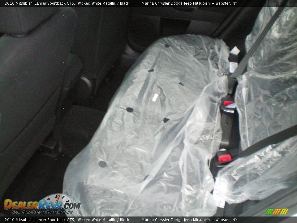 2010 Mitsubishi Lancer Sportback GTS Wicked White Metallic / Black Photo #3