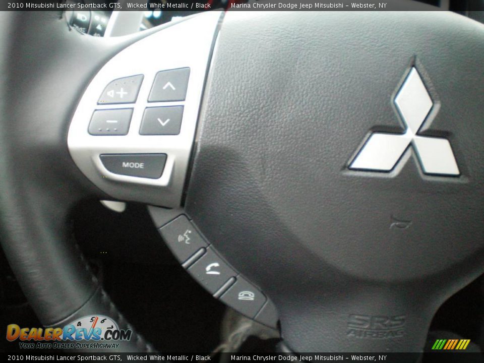 2010 Mitsubishi Lancer Sportback GTS Wicked White Metallic / Black Photo #4