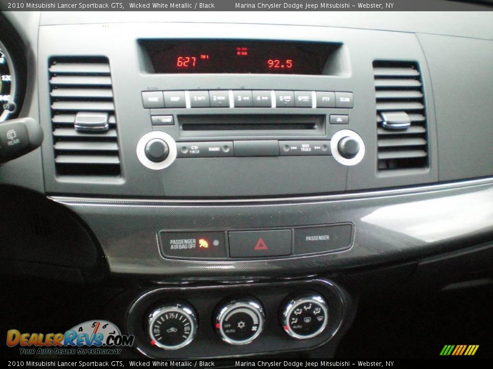 2010 Mitsubishi Lancer Sportback GTS Wicked White Metallic / Black Photo #5