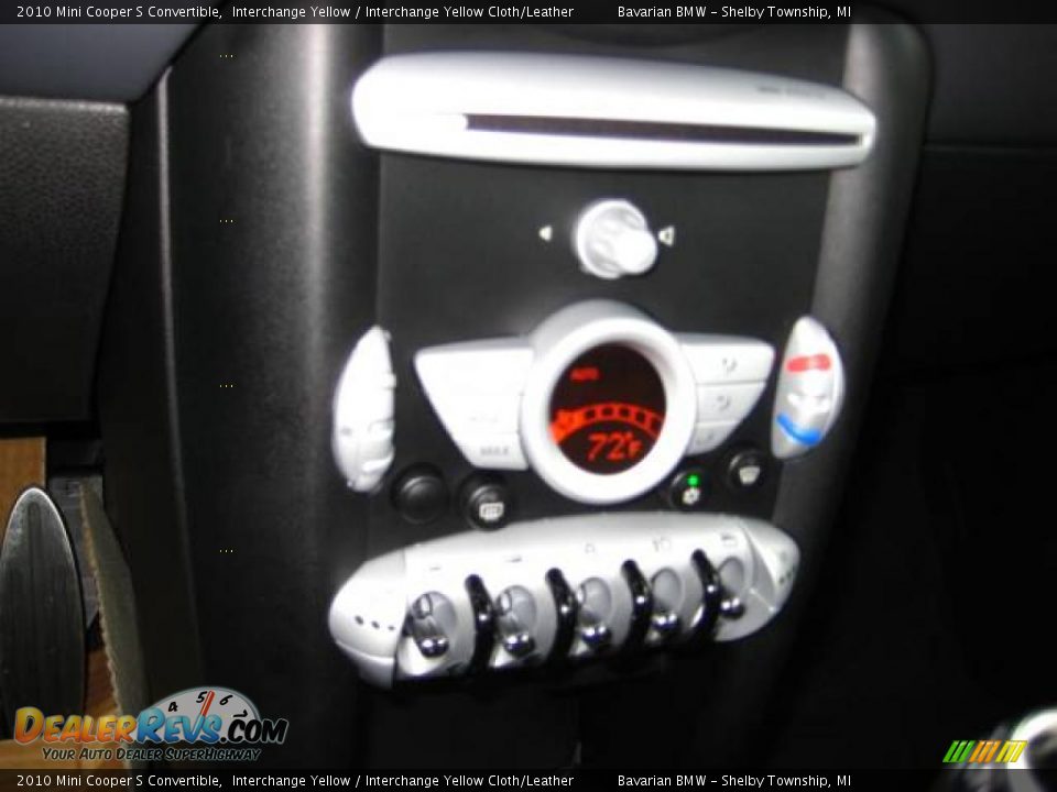2010 Mini Cooper S Convertible Interchange Yellow / Interchange Yellow Cloth/Leather Photo #15