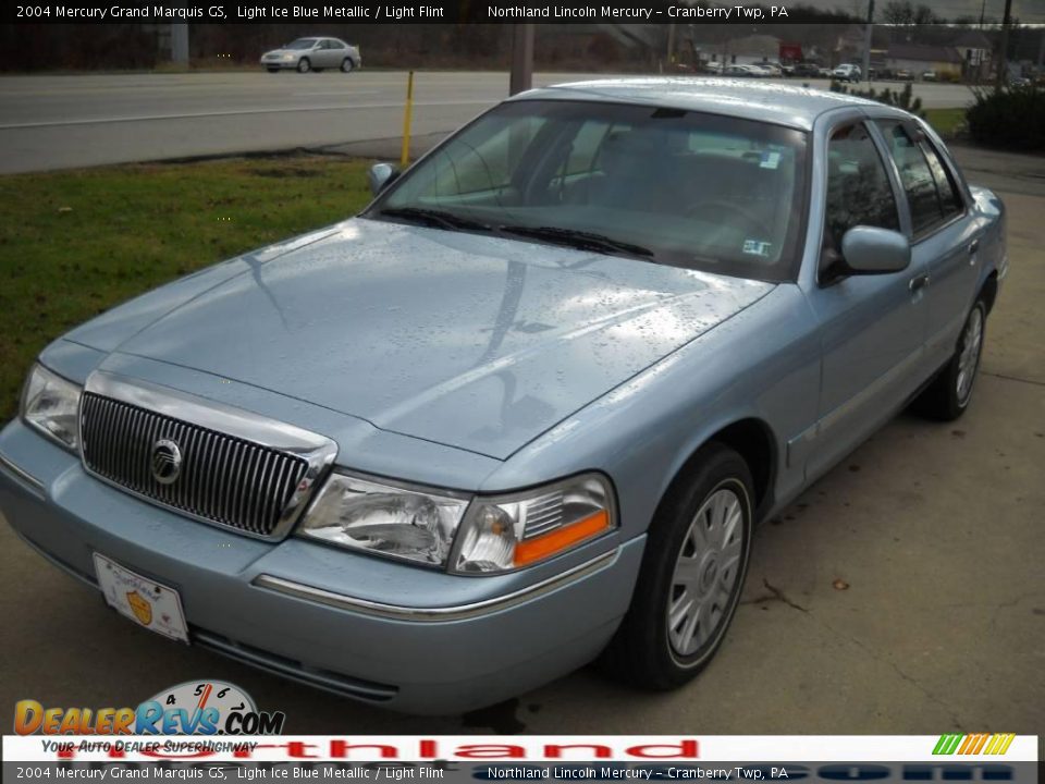 2004 Mercury Grand Marquis GS Light Ice Blue Metallic / Light Flint Photo #13